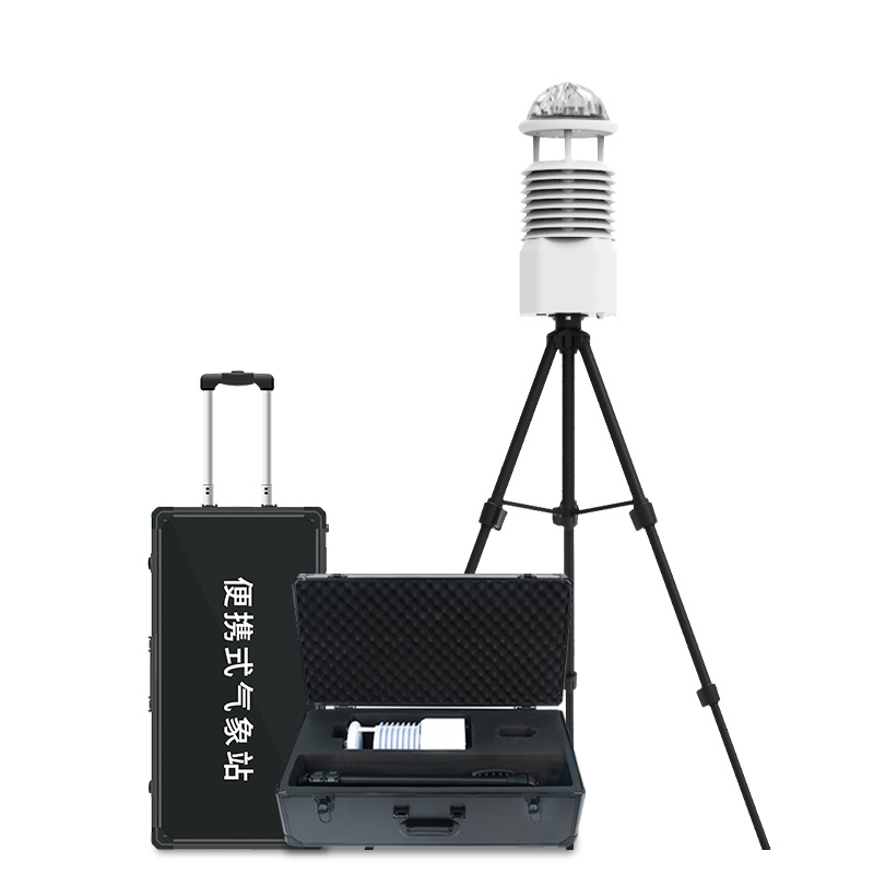 Portable mobile weather station