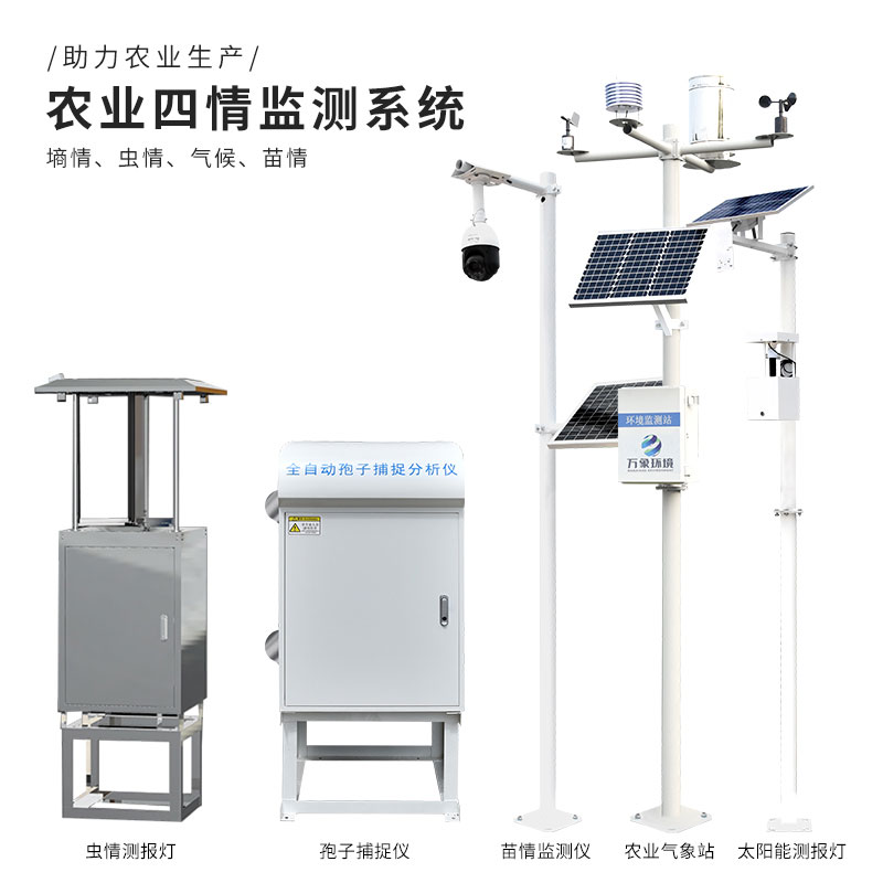 What are the components of intelligent Agriculture four-condition monitoring system?