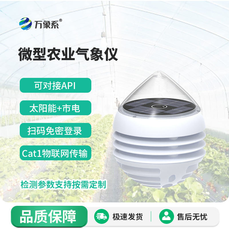 Miniature agricultural weather instrument