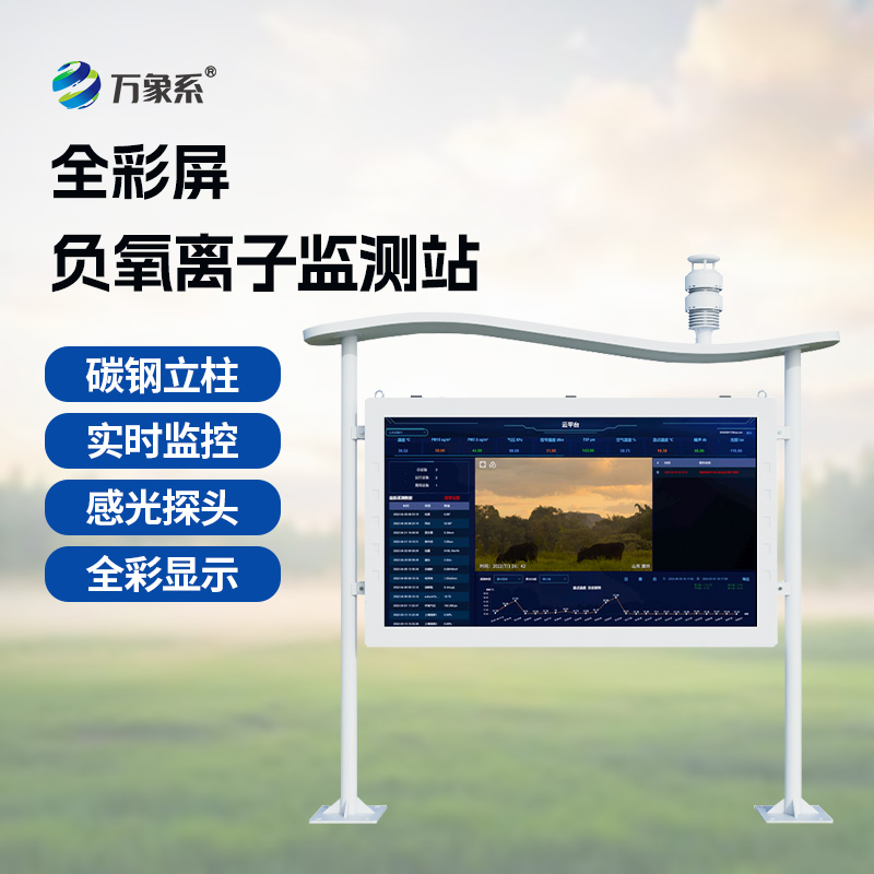 High-intelligence negative oxygen ion monitoring station: showcasing the true quality of ecological air with data