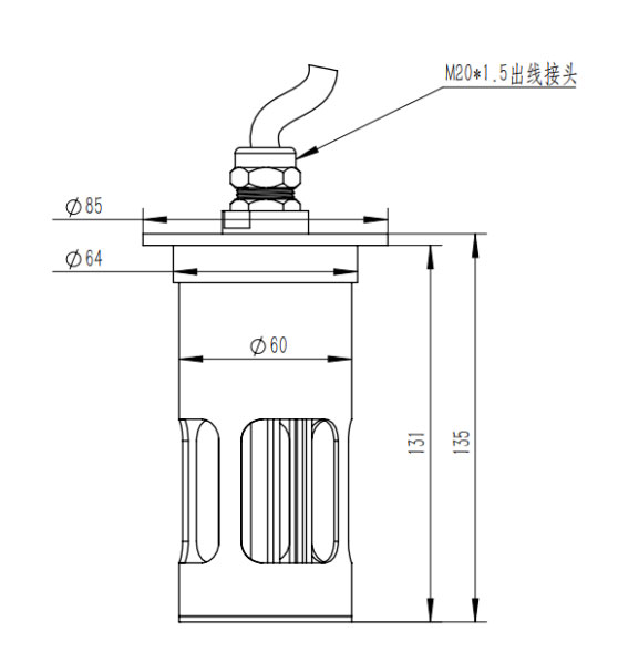 结冰厚度传感器