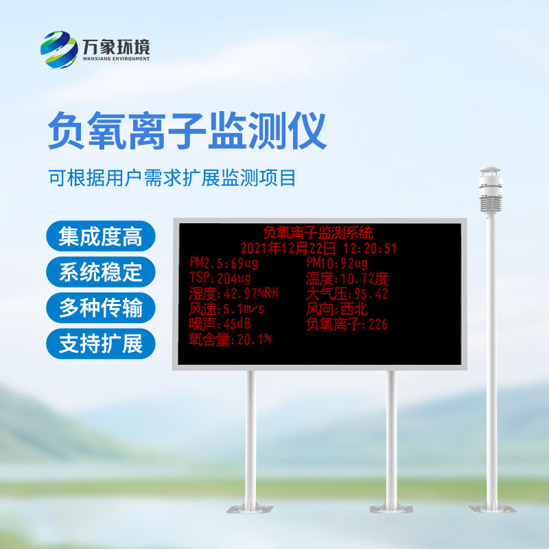 大气负氧离子自动监测系统，到底有多智能？