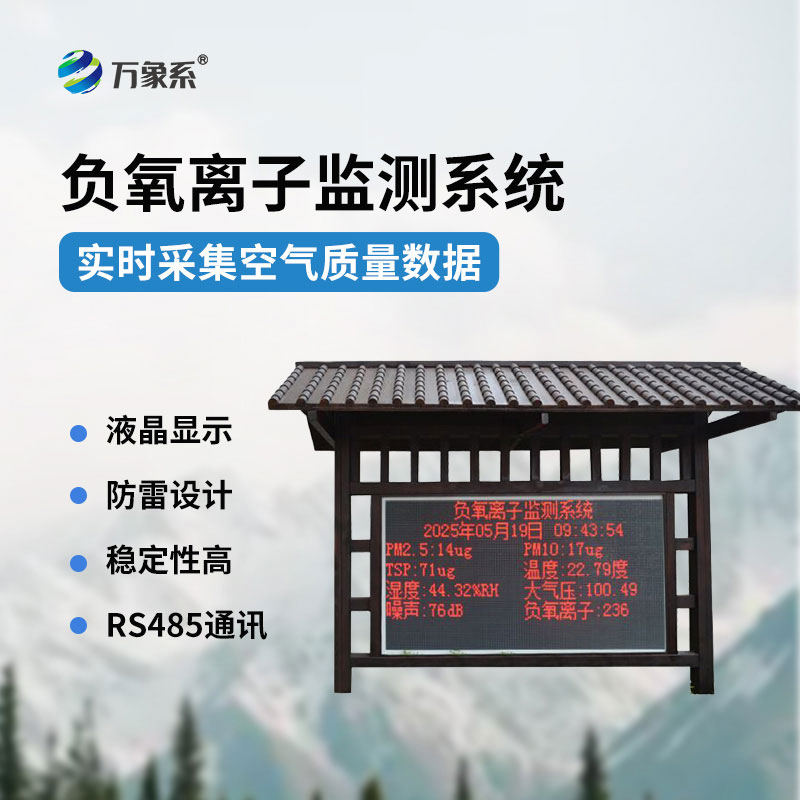 公园负氧离子监测站