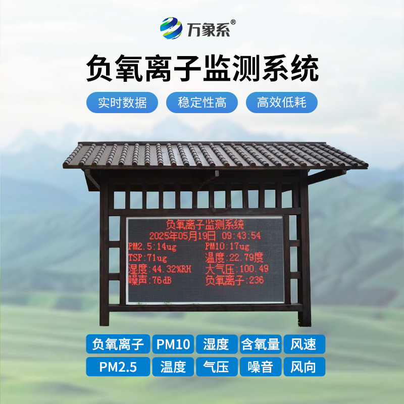 防腐木负氧离子监测站