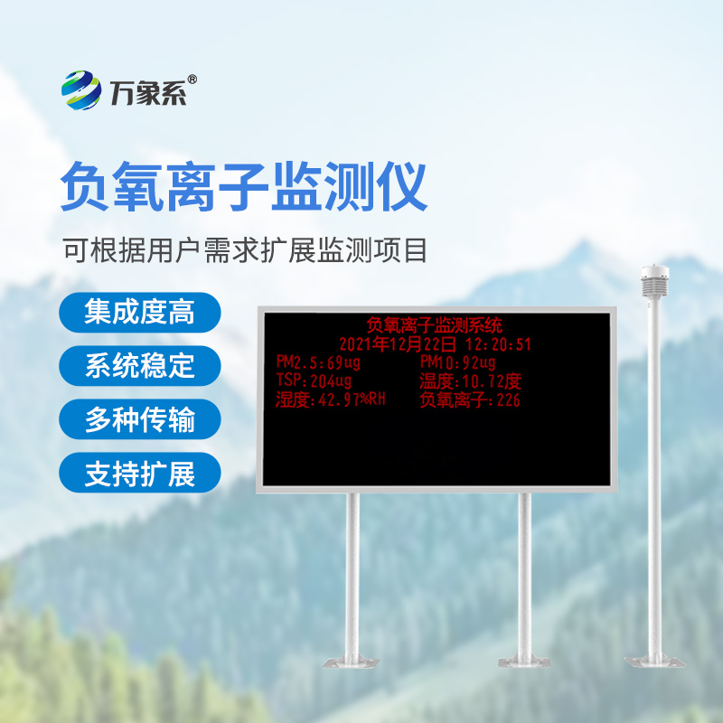 景区负氧离子监测系统